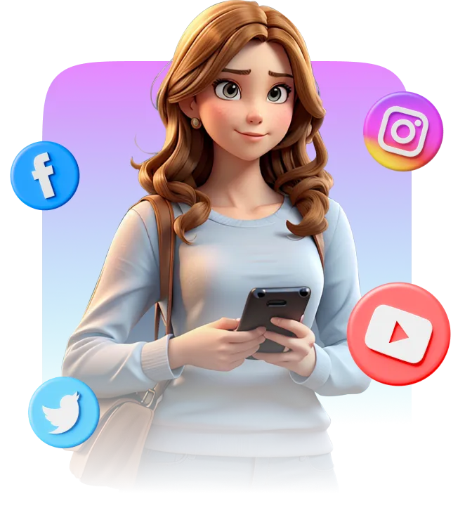 SMM Marketing Illustration
